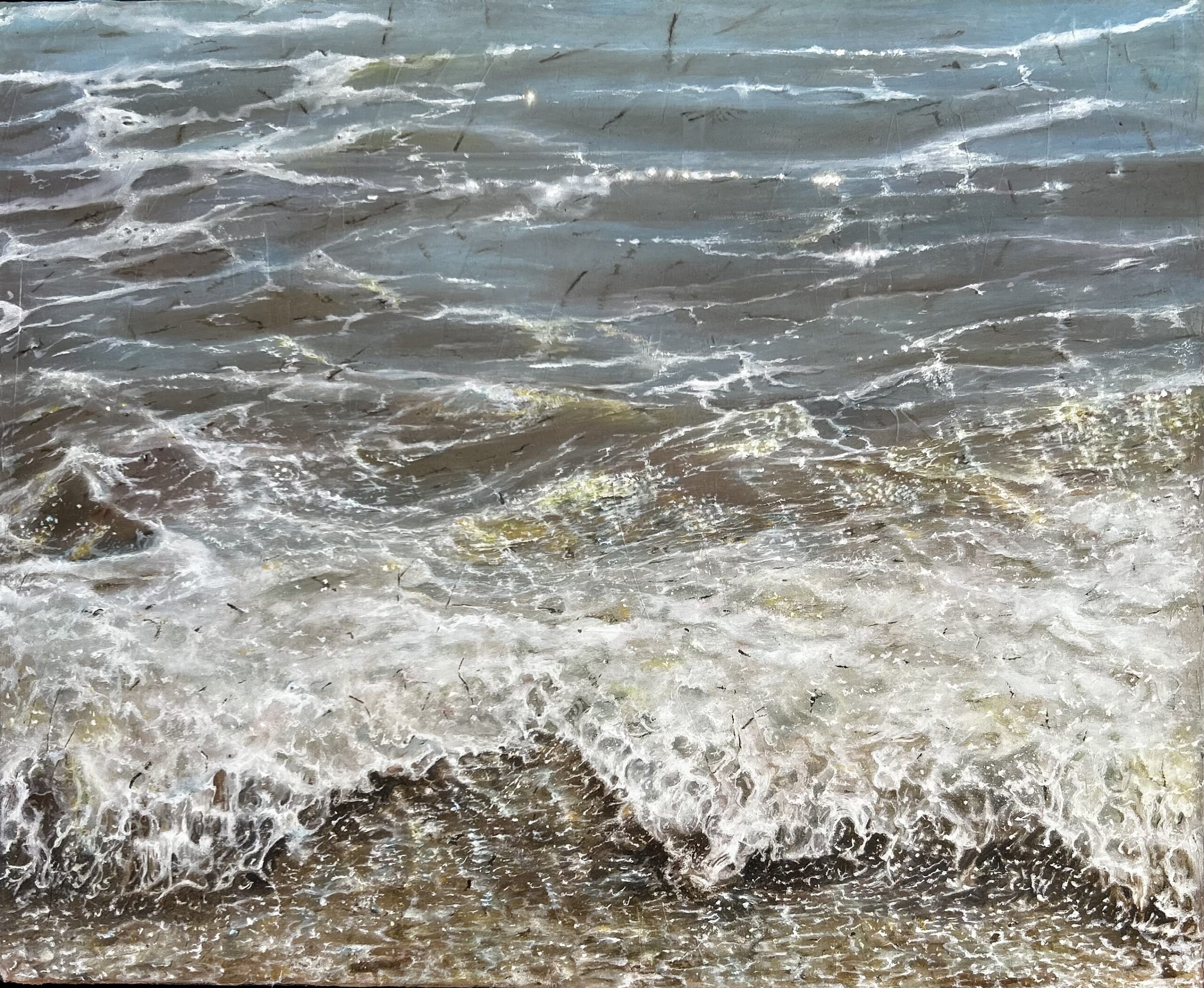echoes from the seashore seascape painting done to the highest standard